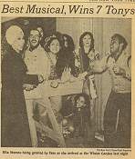 Best Musical Wins 7 Tonys The New York Times 4-21-75