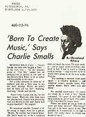 Charlie Smalls - Born to Create Music